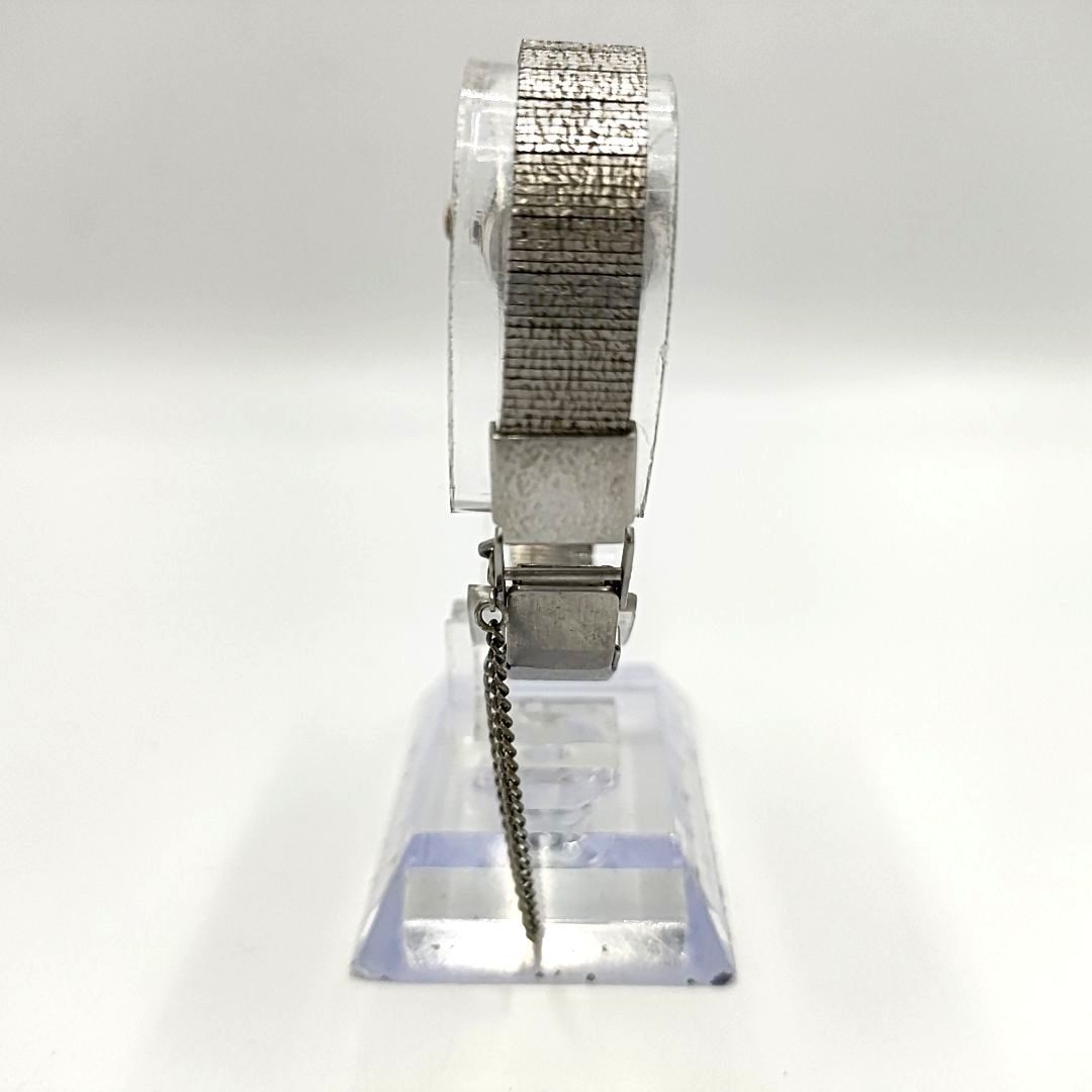 【電池切れ】SEIKO　セイコー　4301-0010 白文字盤 シルバー 3針 ラウンドフェイス　クォーツ　腕時計　ケース幅：2.0_画像4