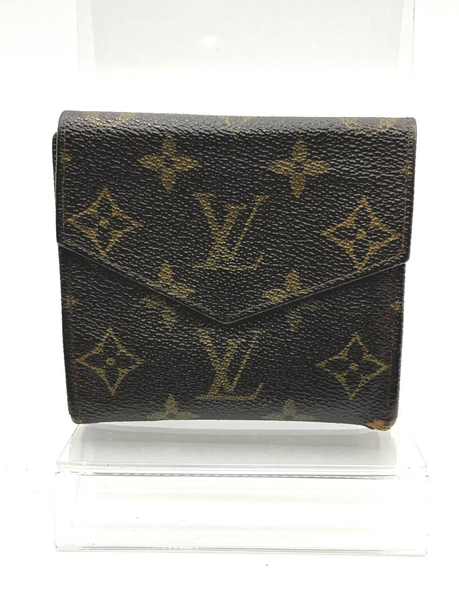 LOUIS VUITTON　ルイヴィトン　モノグラム ポルトモネ ビエ カルト クレディ 二つ折り財布 Wホック PVC M61652　シリアル：881AN_画像2