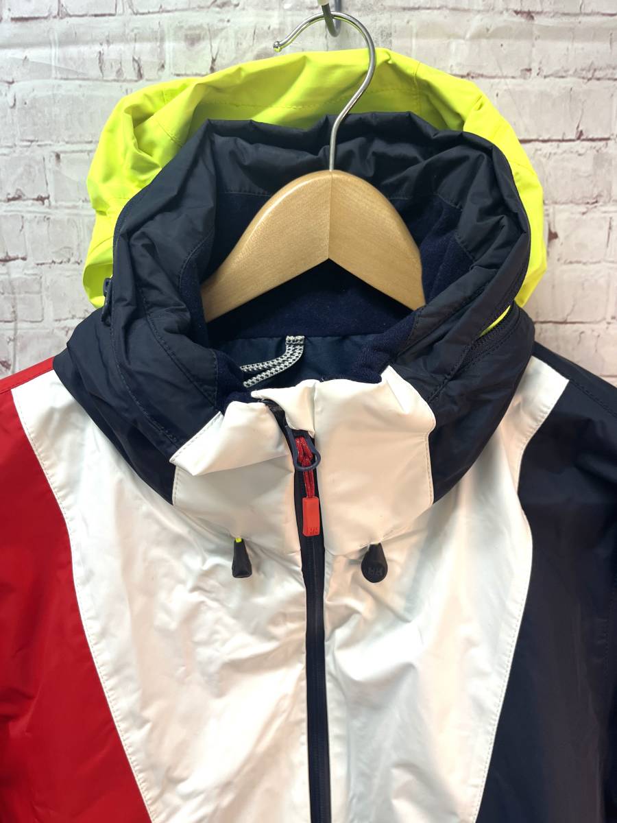 HELLY HANSEN ヘリーハンセン　Formula Vertical Jacket HH11961　トリコロール　ナイロンジャケット　Lサイズ　アウトドア_画像4