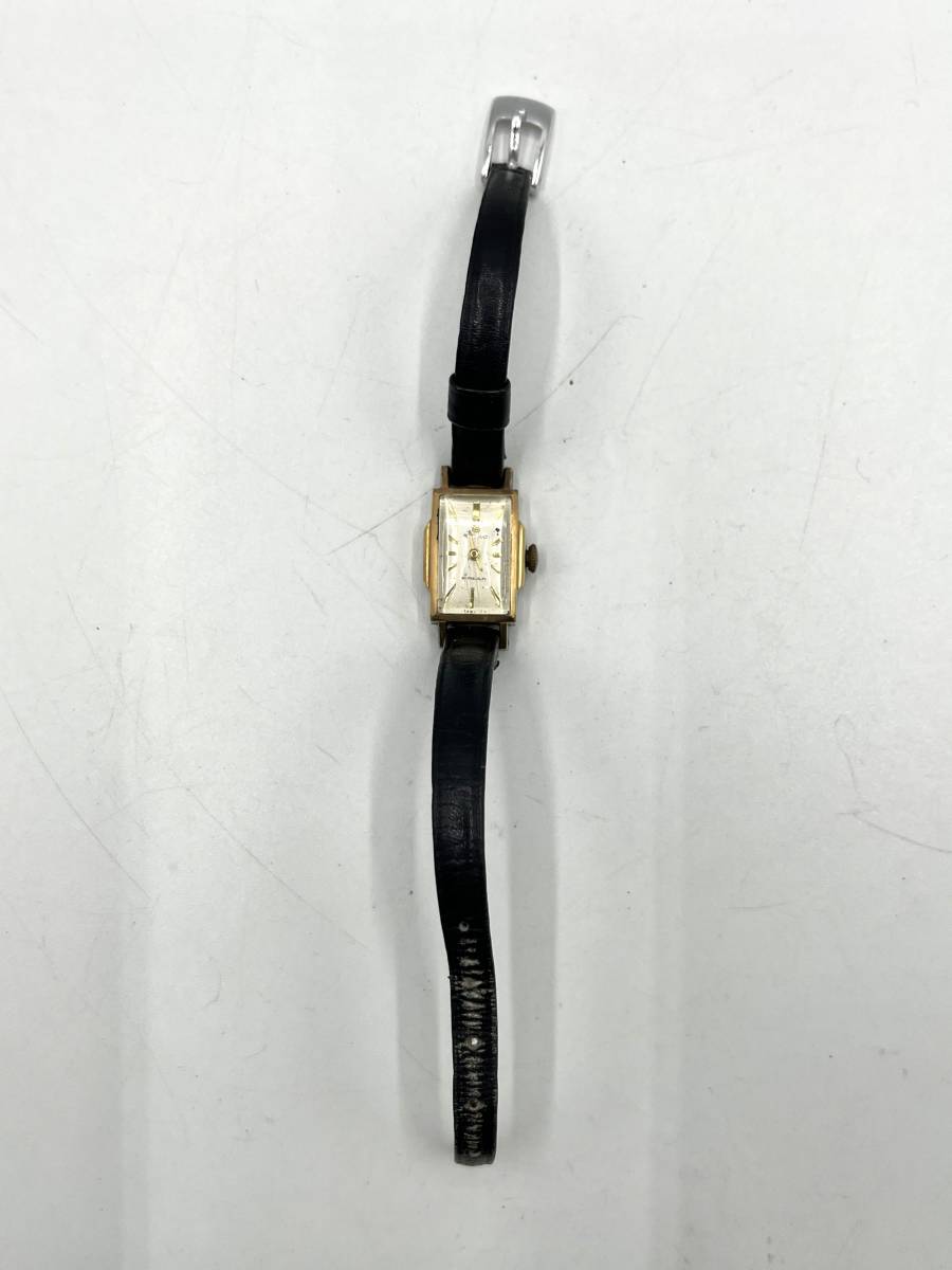 【稼働〇】SEIKO セイコー　800241　手巻き腕時計　レディース　スクエア　ケース幅1.1　_画像10