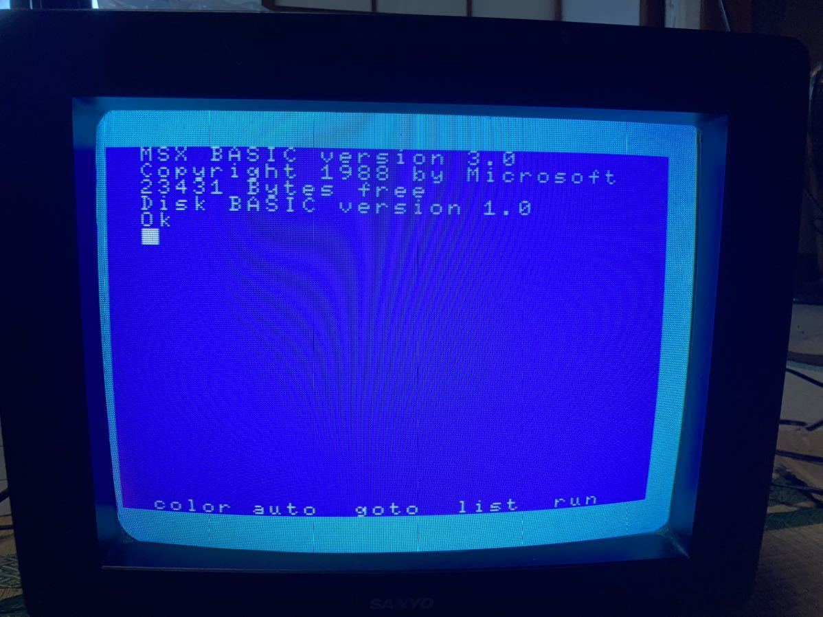 MSX for SANYO display CMT-A14F1 monitor Sanyo 