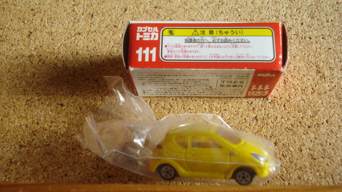カプセルトミカ NO.１１１　スバル　Ｒ1（黄色）//ユージン・YUJIN_画像4