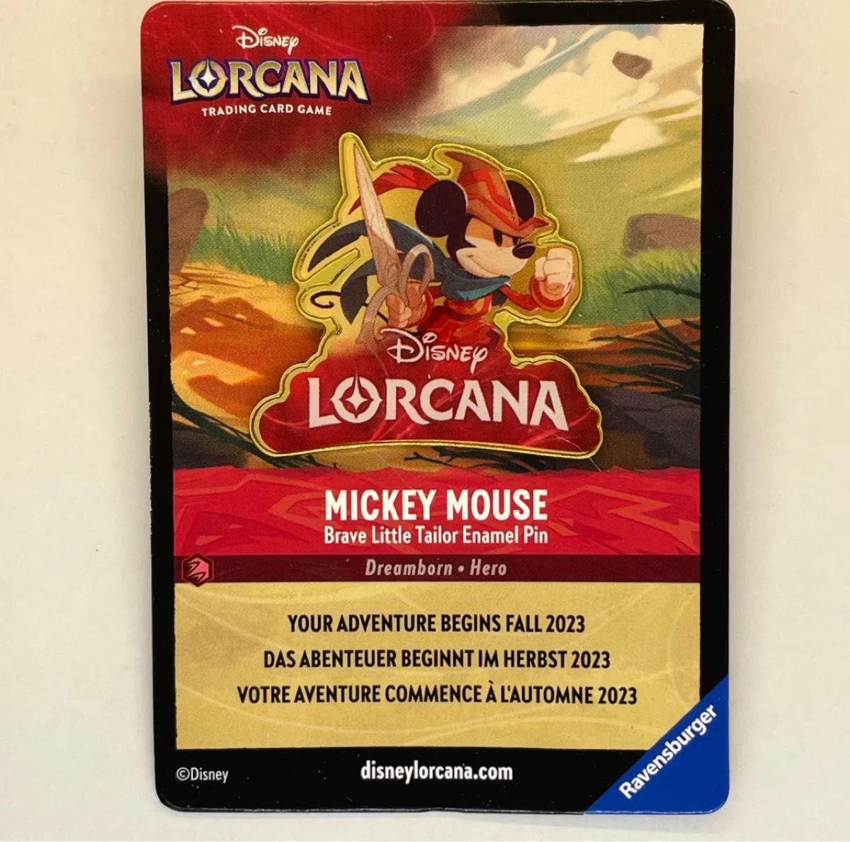非売品 ディズニー ロルカナ ミッキーマウス ピンバッジ Lorcana 非売品 ディズニー ロルカナ ミッキーマウス ピンバッジ Lorcana