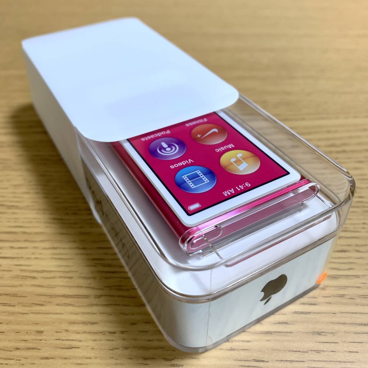 【新品未開封】 Apple アップル iPod nano 本体 第7世代 Bluetooth 2015年モデル ピンク 16GB MKMV2J/A アイポッドナノ 外装フィルムつき_画像4