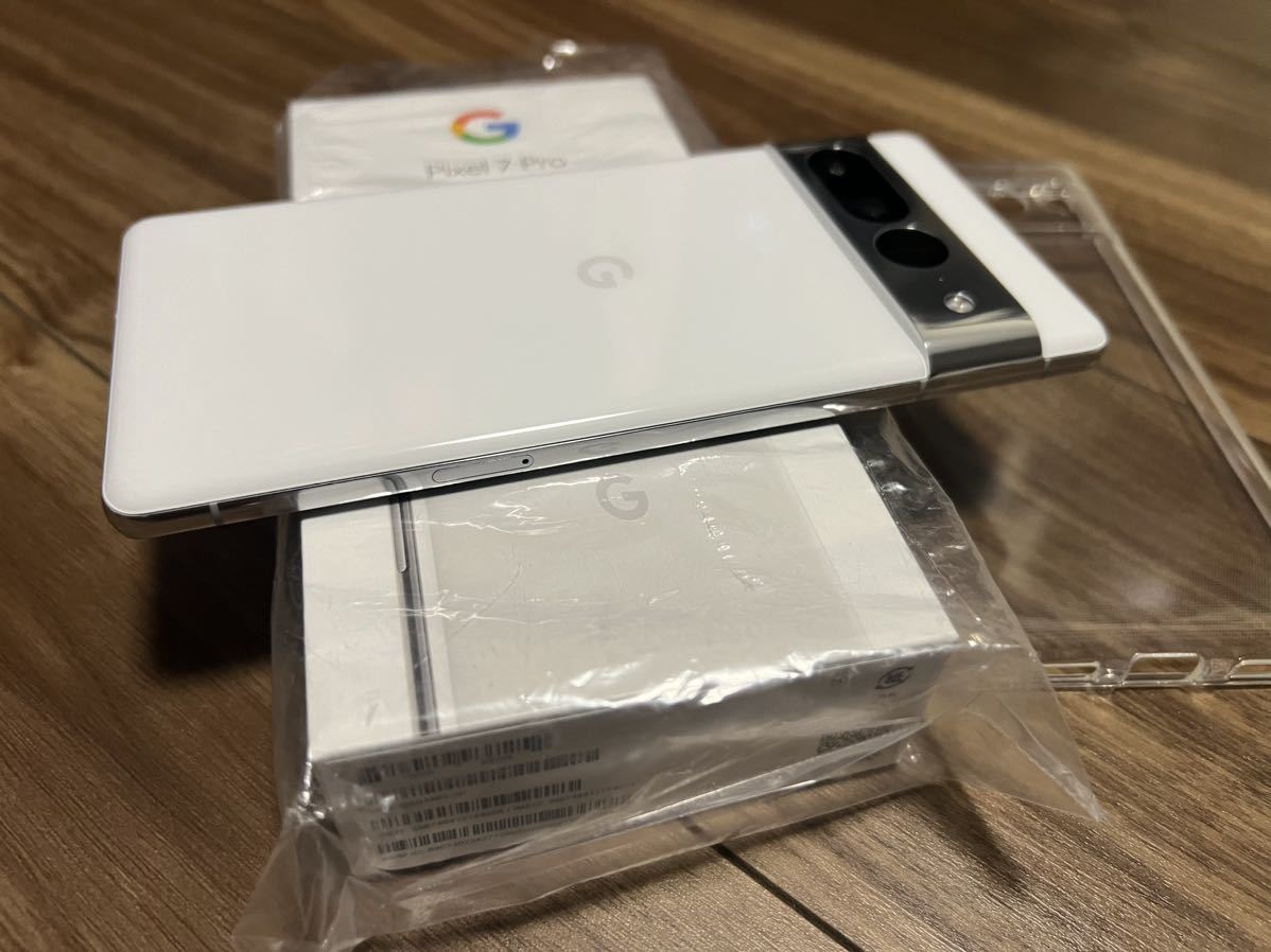 Google Pixel 7 Pro snow ケースおまけ付き 12/128GB Android 14 SIMフリー 新品同様 Google Pixel 7 Pro snow ケースおまけ付き 12/128GB Android 14 SIMフリー 新品同様