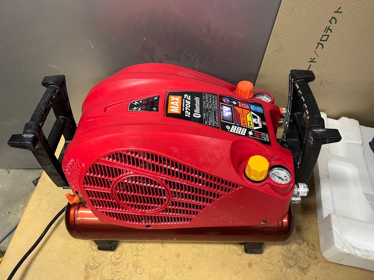 ジャンク品】☆マックス/MAX エアコンプレッサー AK-HL1270E2 ジャンク品】☆マックス/MAX エアコンプレッサー AK-HL1270E2