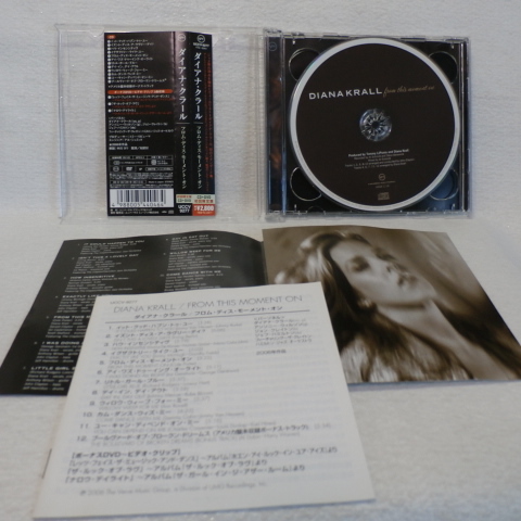 ＜新品同様＞　ダイアナ・クラール　/　フロム・ディス・モーメント・オン　　（初回限定盤　CD+DVD)　　帯付　　国内正規セル版_画像5