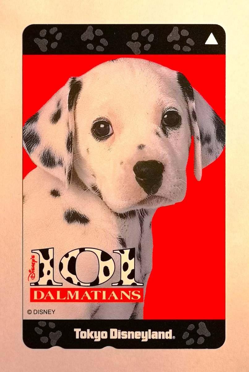 ★☆　＜未使用＞　テレホンカード　テレフォンカード　テレカ　Disney's 101 Dalmatians　☆★