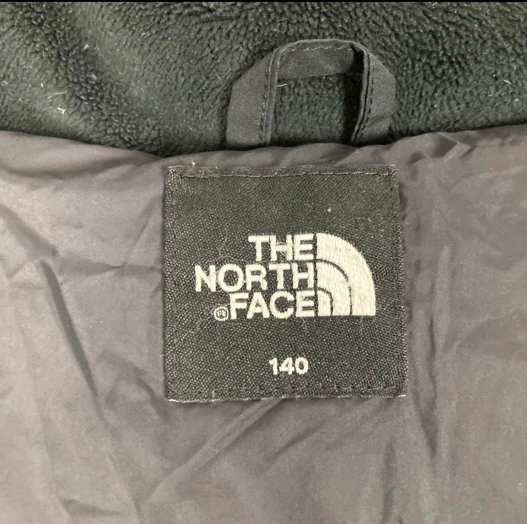 THE NORTH FACE ベンチコート140 ザ・ノースフェイス 黒 人気商品 ロングダウン 希少 ブラック_画像7