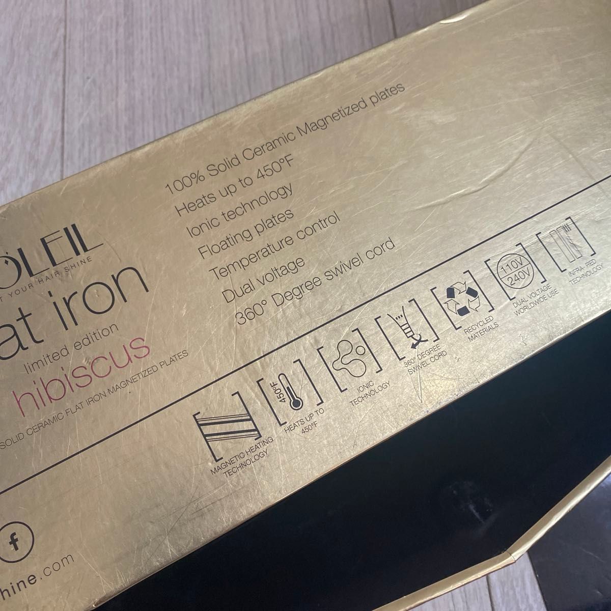 SOLEIL ソレイユ ストレートアイロン アイロン ハワイ限定 ヘア SOLEIL ソレイユ ストレートアイロン アイロン ハワイ限定 ヘア