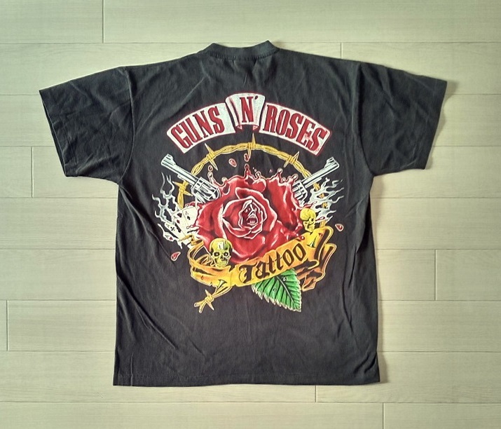 今が買い［ XL ］「 Guns N' Roses ガンズアンドローゼズ バンド ビンテージスタイル プリントTシャツ (*BIO) 」新品の画像5