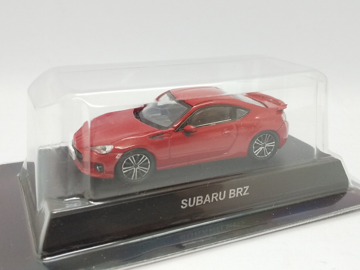 京商 1/64 SUBARU スバル BRZ ブルー/レッド/ホワイト ミニカーコレクション 3台セット kyosho サークルKサンクス限定_画像2