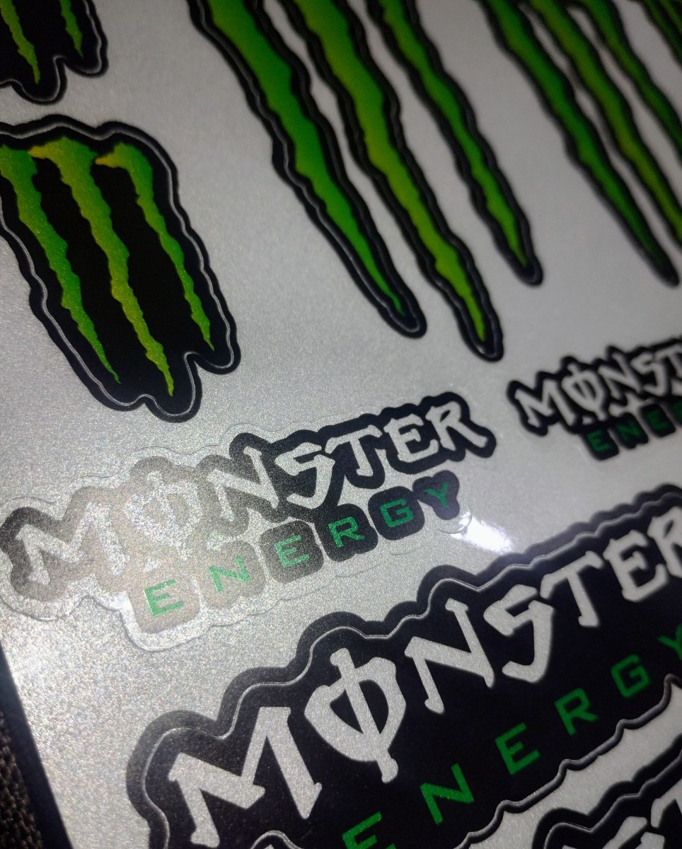 防水反射 ステッカー / モンスターエナジー / バイク / 車 / ストリート バイクステッカー ヘルメットステッカー MONSTER ENERGY MotoGP._画像6