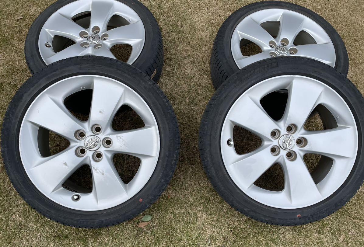 30プリウス　純正アルミホイール　ツーリング　ミシュラン　プライマシーHP 215/45R17 7J 送料無料_画像3