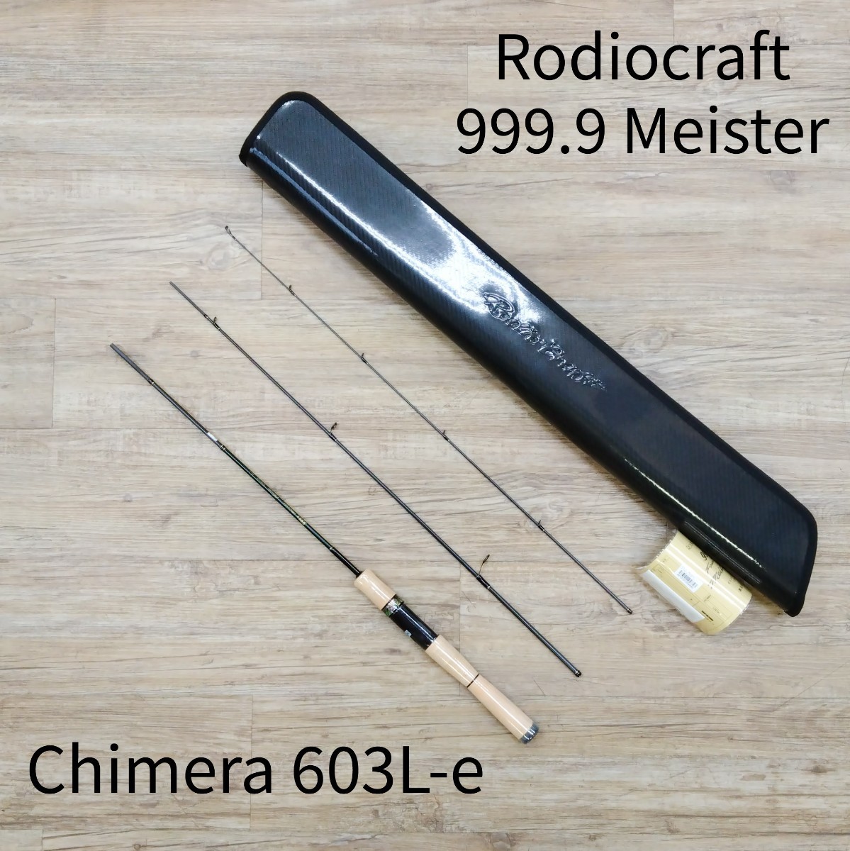 Rodiocraft 999.9 Meister Chimera 603L-e ロデオクラフト キメラ エリアトラウト ロッド_画像1
