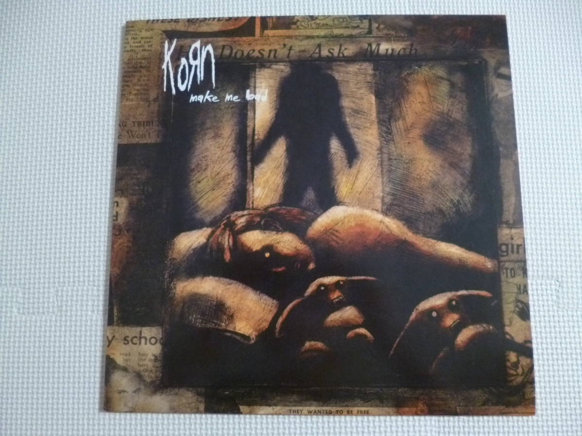 新品未使用 KORN / Make Me Bad ■ 2000年ドイツ盤12”ep ミクスチャー オルタナ ニューメタル nu-metal slipknot limp bizit ministry_画像1