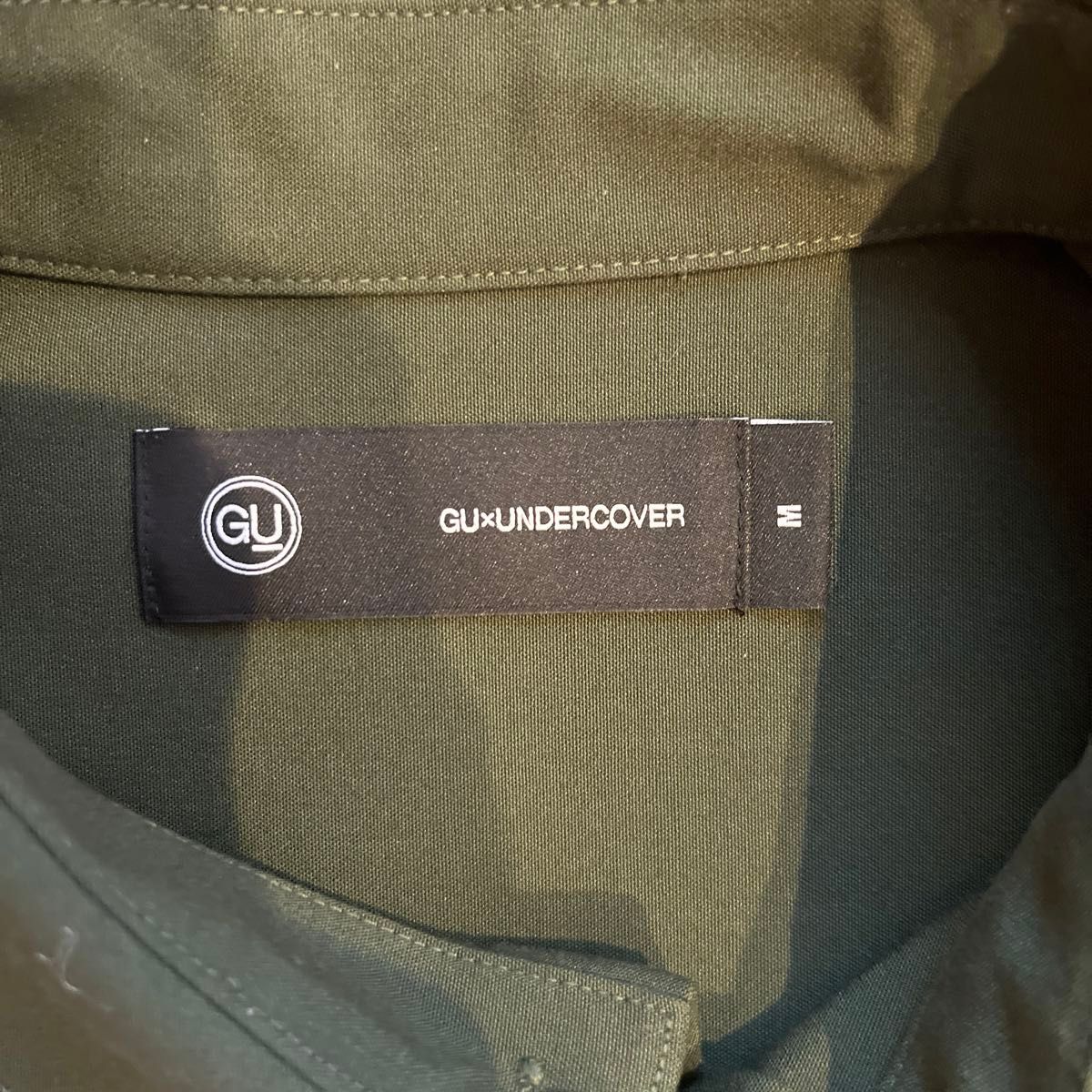 GU  undercoverオーバーサイズ半袖シャツダークグリーンMサイズ