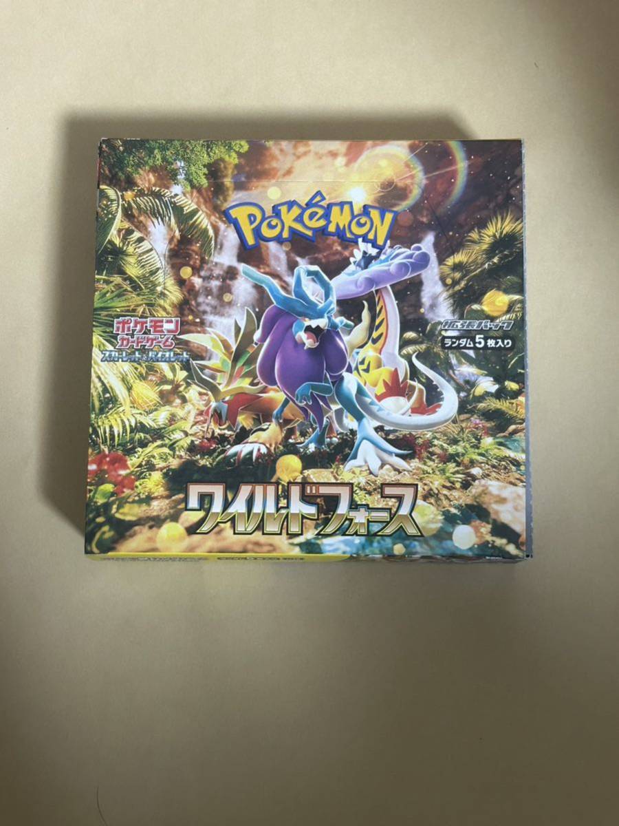 ポケモンカード　ワイルドフォース　1BOX シュニンク無　未開封