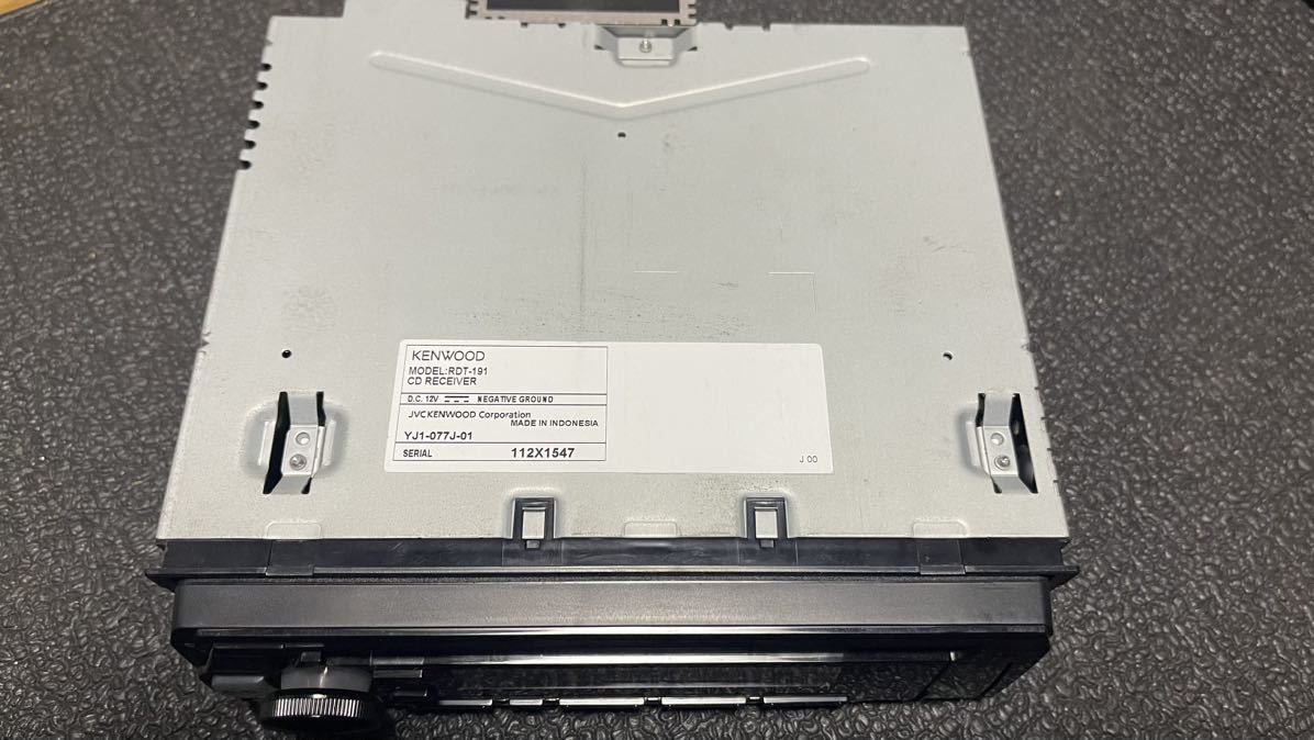 KENWOOD Kenwood RDT-191 CD USB AUX радио 1DIN размер электропроводка есть передний с покрытием рабочее состояние подтверждено 