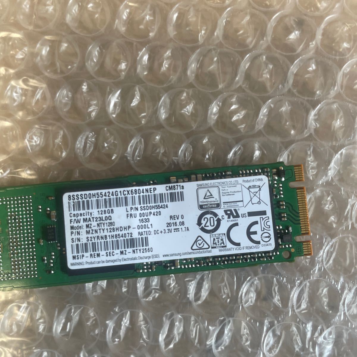 （31A）SAMSUNG MZ-NTY1280 128GB_画像2