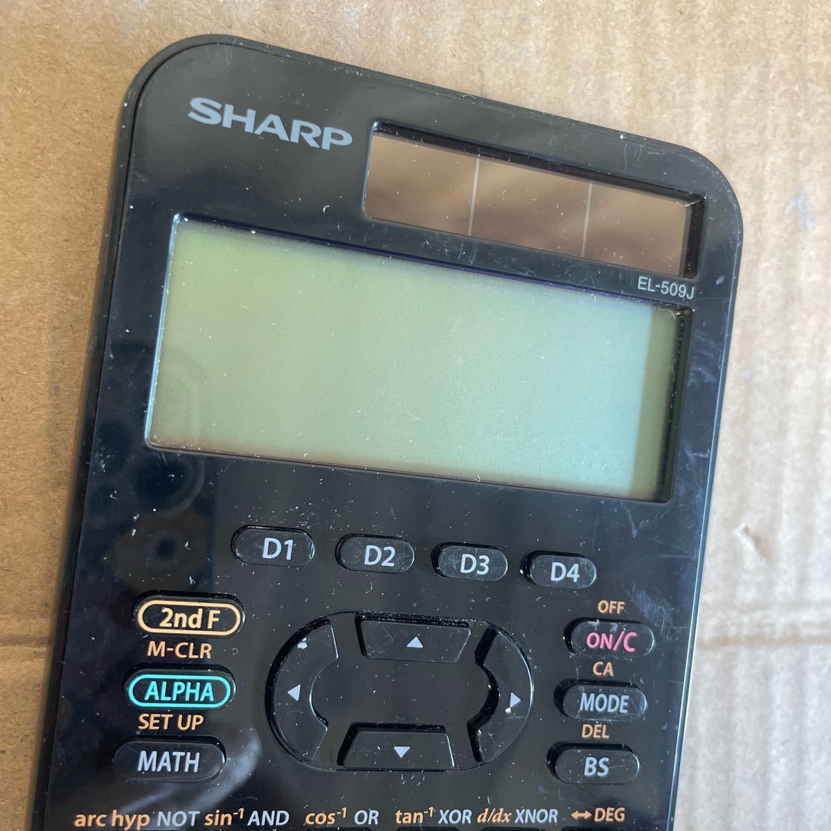 (A-8)SHARP sharp EL-509J scientific calculator 