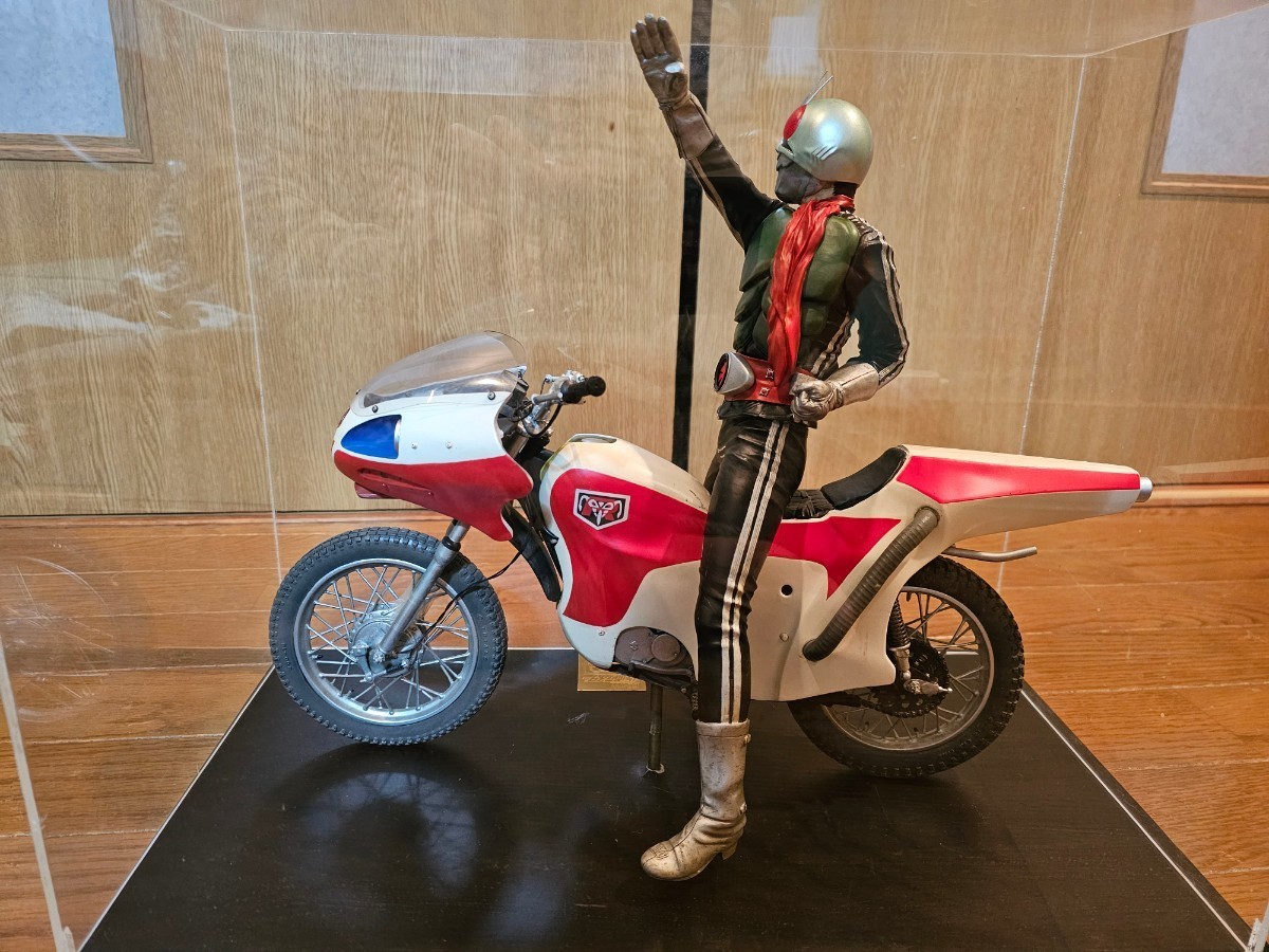  箱無し レインボー造型企画 RMW 1/5 仮面ライダー 新サイクロン号_画像3