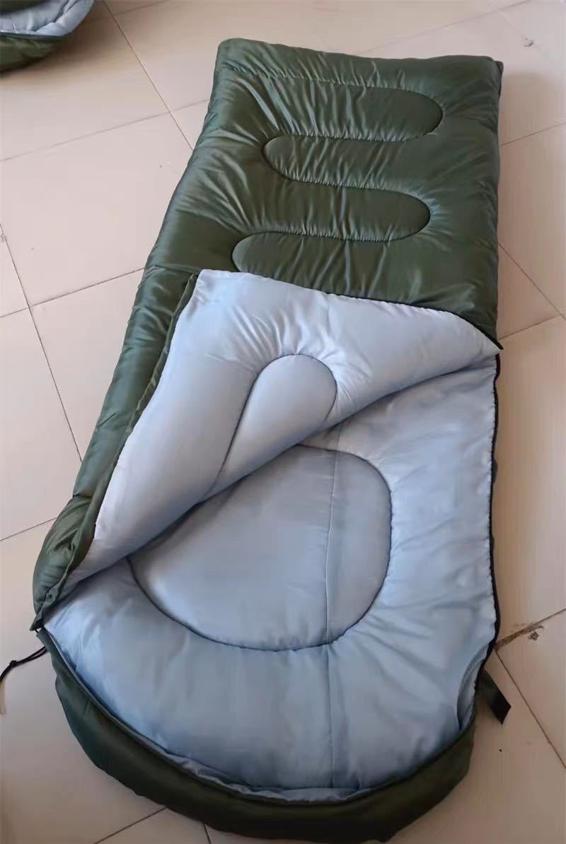 2個セット　寝袋 アウトドア キャンプ 寝具 封筒型 撥水 速乾 高品質_画像3