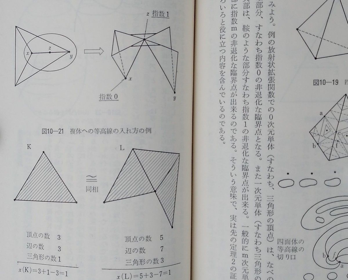 新しいトポロジー　基礎からカタストロフィー理論まで　本間 竜雄　監修　しおりあり　ブルーバックス