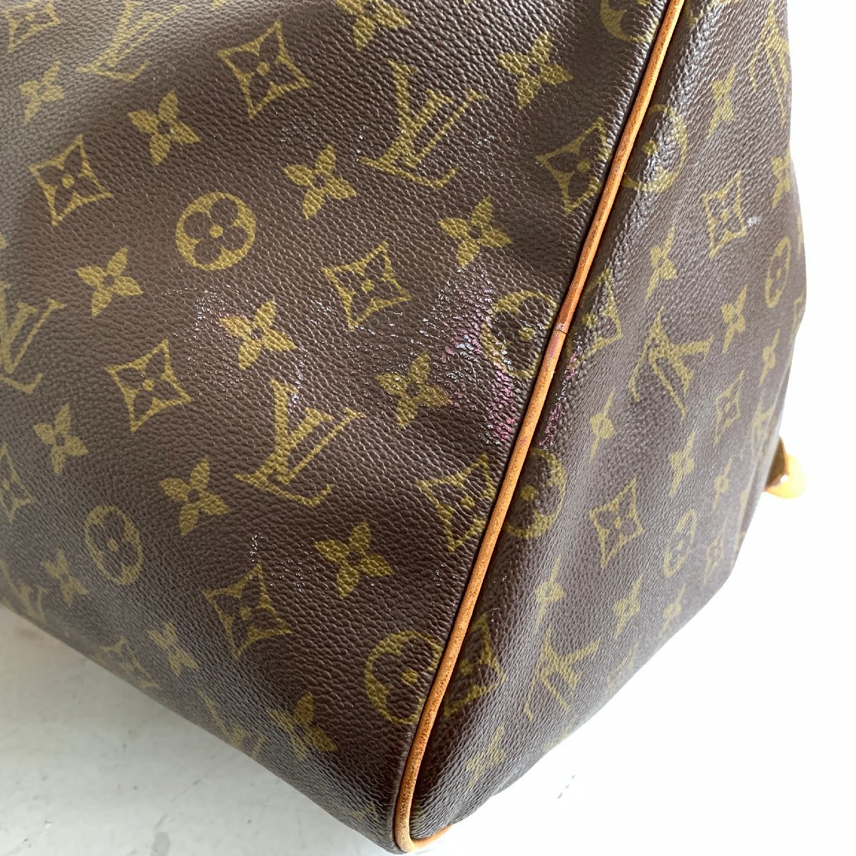 f001 C5 LOUIS VUITTON ルイ・ヴィトン モノグラム キーポル55 M41424 ボストンバッグ 鞄 旅行鞄_画像3