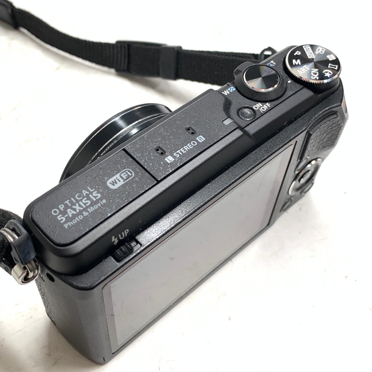 f001 B オリンパス Olympus Stylus SH-2 ブラック 24x Wide バッテリー付き コンパクトデジタルカメラ 動作品_画像5