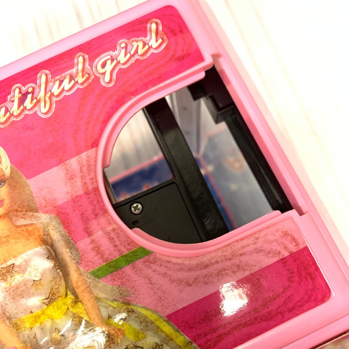 s001 A5 保管品 通電可 卓上 UFOキャッチャー クレーンゲーム 海外製 バービー人形柄 家庭用 玩具 電池式 Dreamlike fairylandの画像6