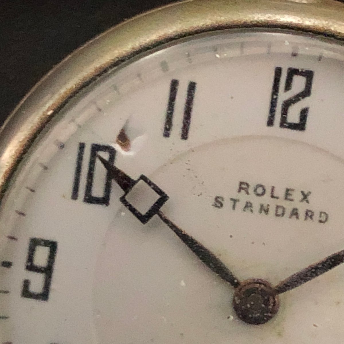 m001 T1(60) ロレックス スタンダード 懐中時計 スモセコ 1408 ジャンク ROLEX STANDARD PLATINETTE POCKET WATCH プラチネット_画像3