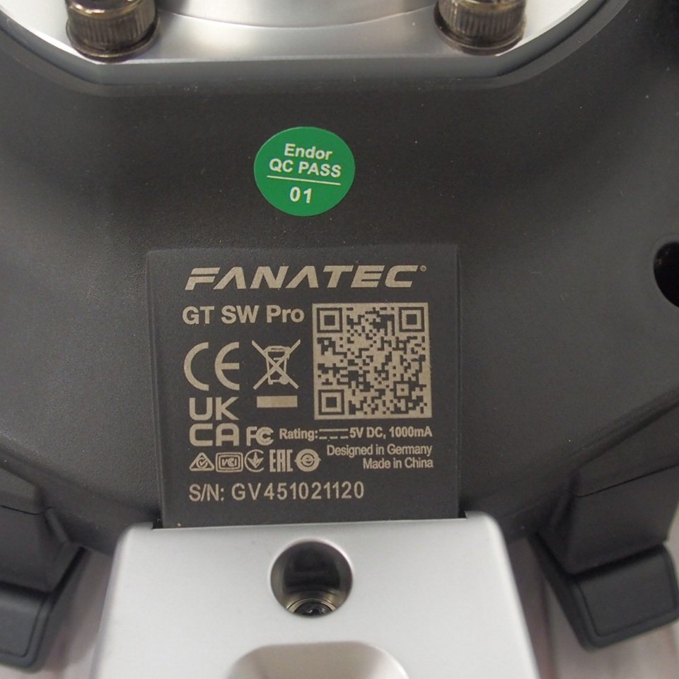f002 KAI 美品 ファナテック FANATEC DD PRO(5nm) PS5 グランツーリスモ ハンドルコントローラー ホイールベース_画像5