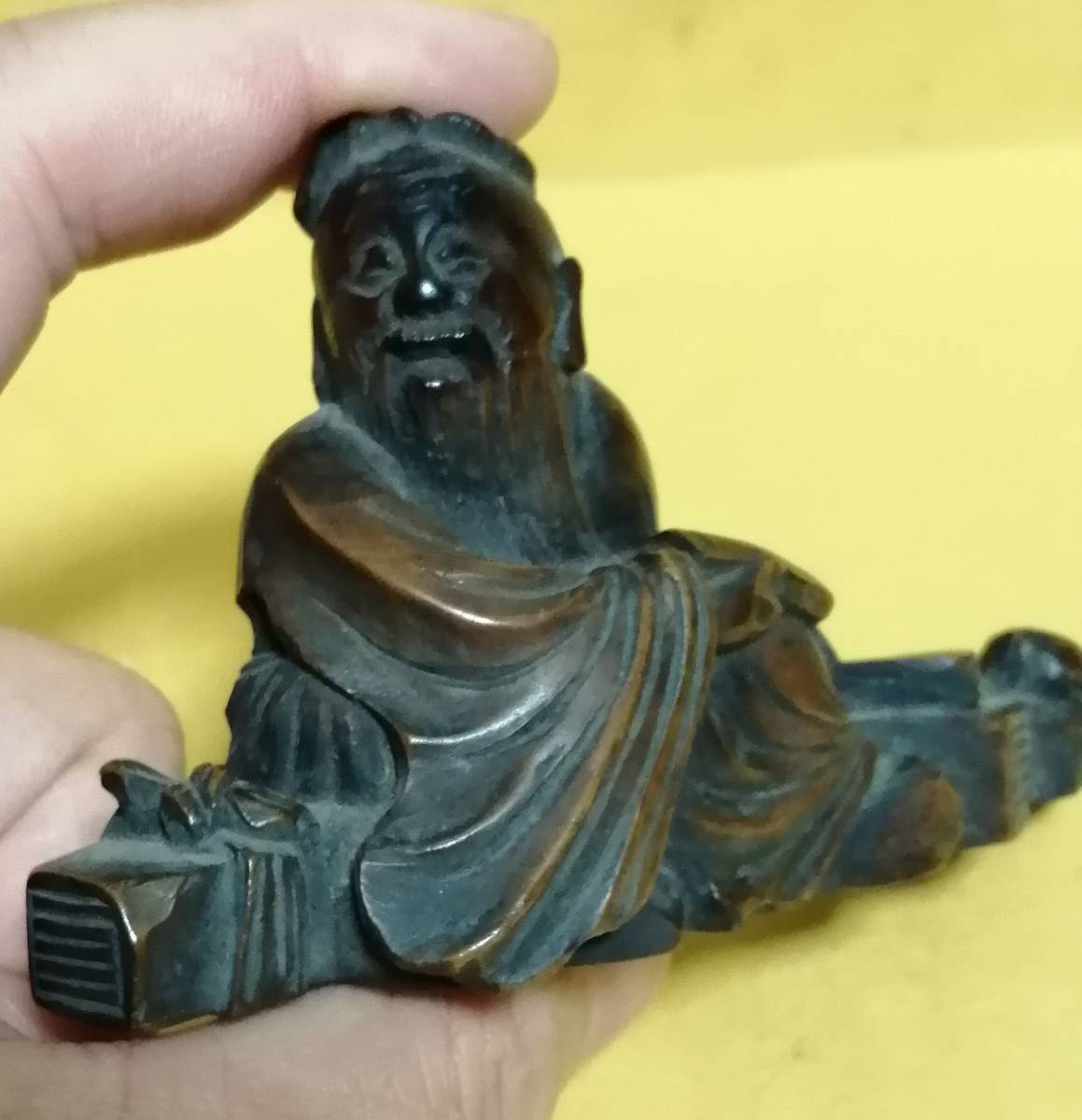 中国 明代 仙人 古仏像 木造 仏像 菩薩 仏教美術