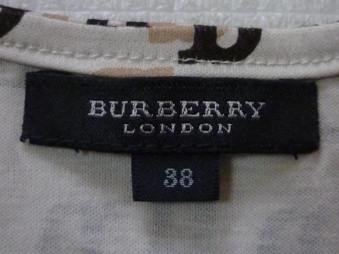 (743)BURBERRY LONDON バーバリーロンドン 半袖Tシャツ ロゴ_画像5