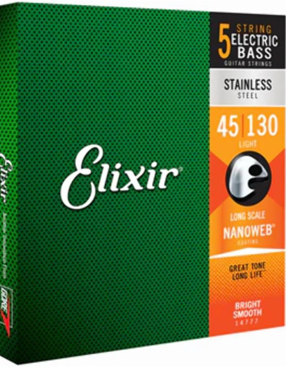 エリクサー ベース弦５弦 Elixir ステンレス#14777