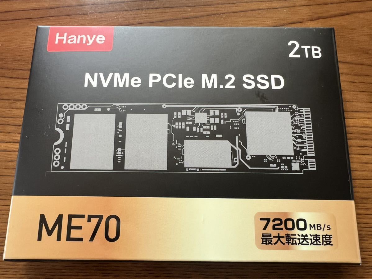 Hanye SSD 2TB PCIe Gen4x4 M.2 NVMe PS5動作確認済み+Acidalie製ヒートシンク_画像1