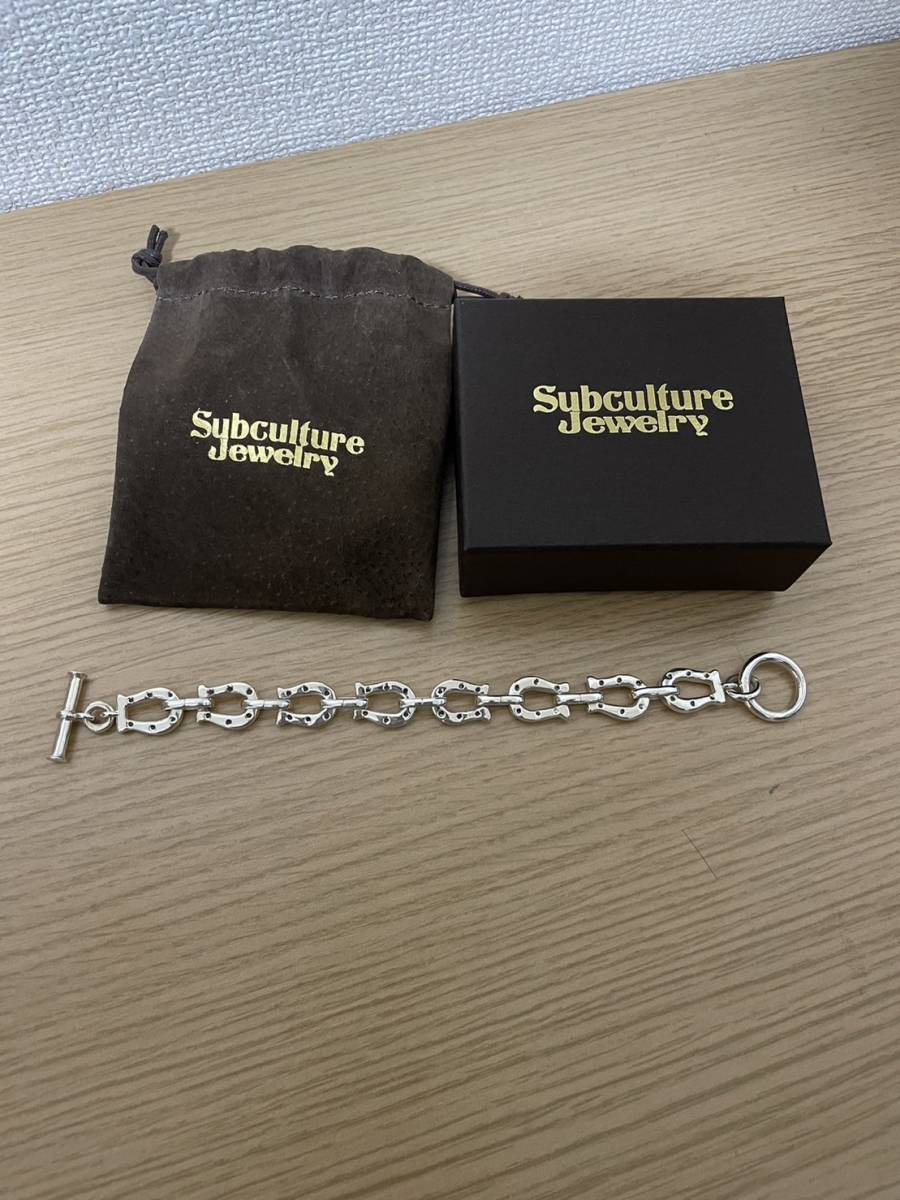 【キムタク私物】SUBCULTURE HORSE SHOE GOOD LUCK BRACELET 木村拓哉 サブカルチャー SV950 さんタク SC_画像2