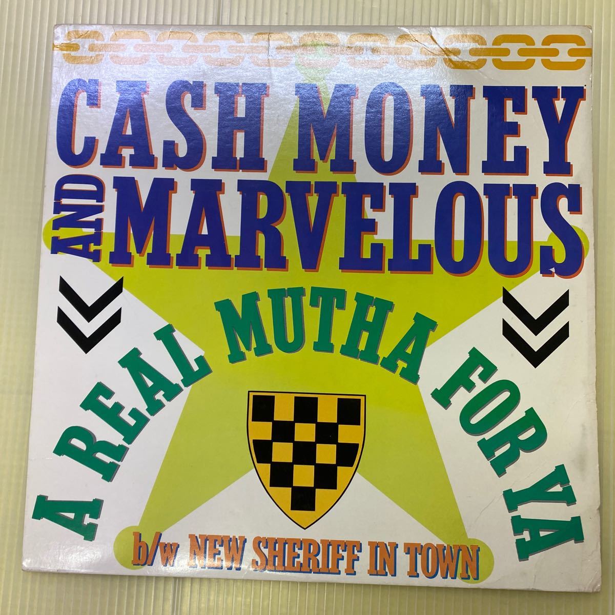 【同梱可】☆彡　Cash Money And Marvelous ☆　A Real Mutha For Ya / New Sheriff In Town (12インチ)　★061104★★ SLX-40145_画像1