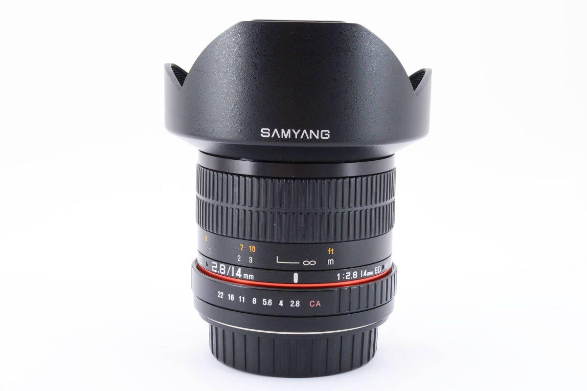 ** SAMYANG Sam yan14mm f2.8 ED AS IF UMC Canon Canon for beautiful goods, original box attaching operation excellent! #2060339 **