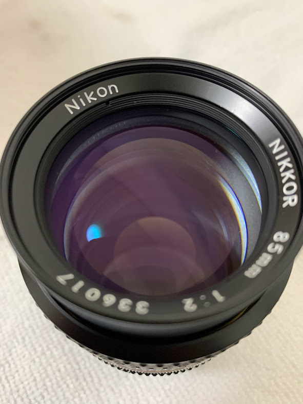 ニコン NIKKOR 85mm 1:2 Nikon レンズ ジャンク扱い_画像3
