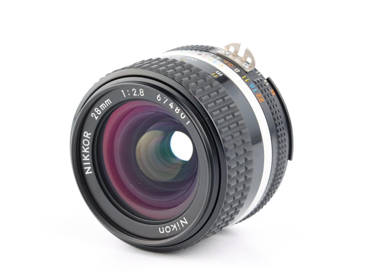 04312cmrk Nikon Ai NIKKOR 28mm F2.8S Ai-S 単焦点 標準レンズ Fマウント_画像8