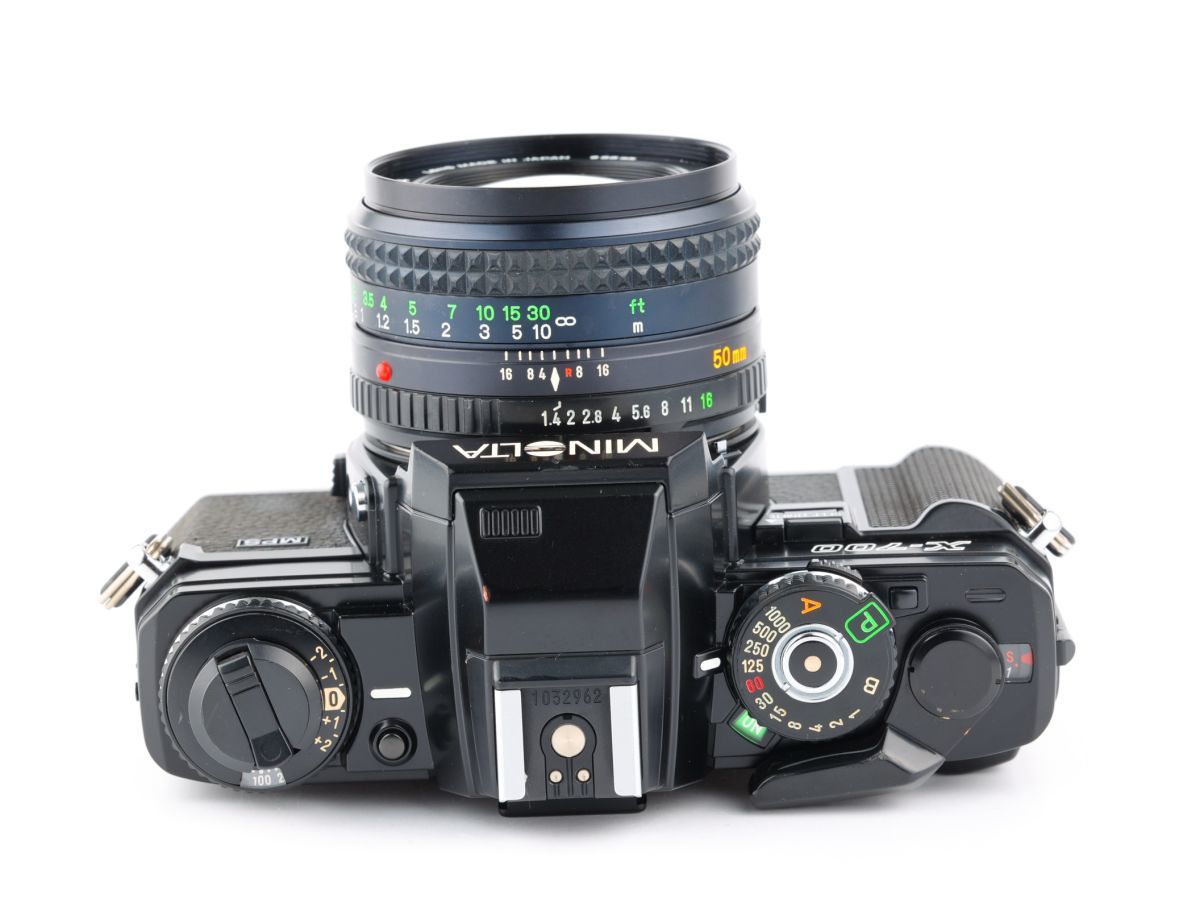 04372cmrk MINOLTA X-700 + MD ROKKOR 50mm F1.4 MF一眼レフカメラ 標準レンズ MDマウント_画像5