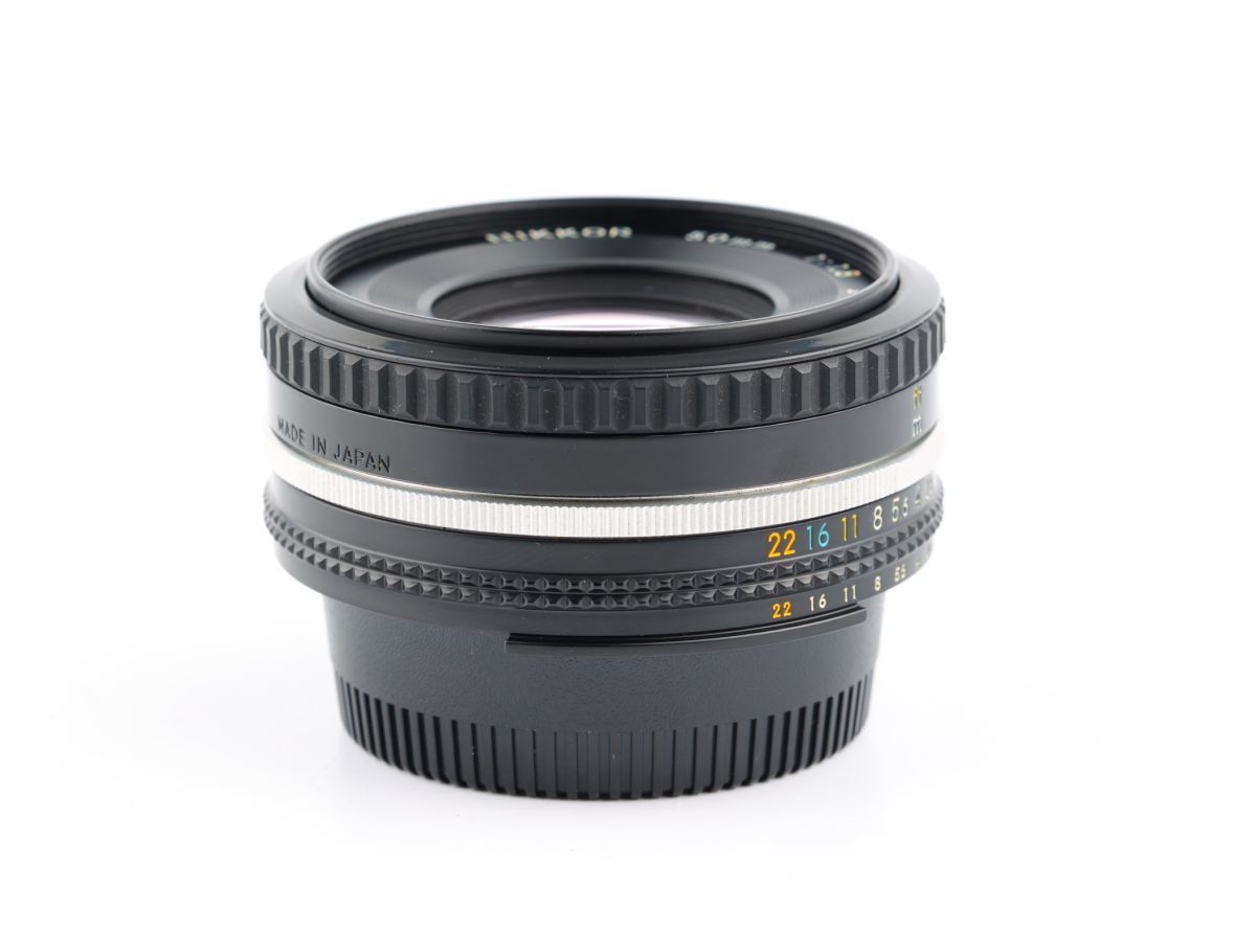 04667cmrk Nikon Ai NIKKOR 50mm F1.8S Ai-S 単焦点 標準 パンケーキレンズ ニコン Fマウント_画像4