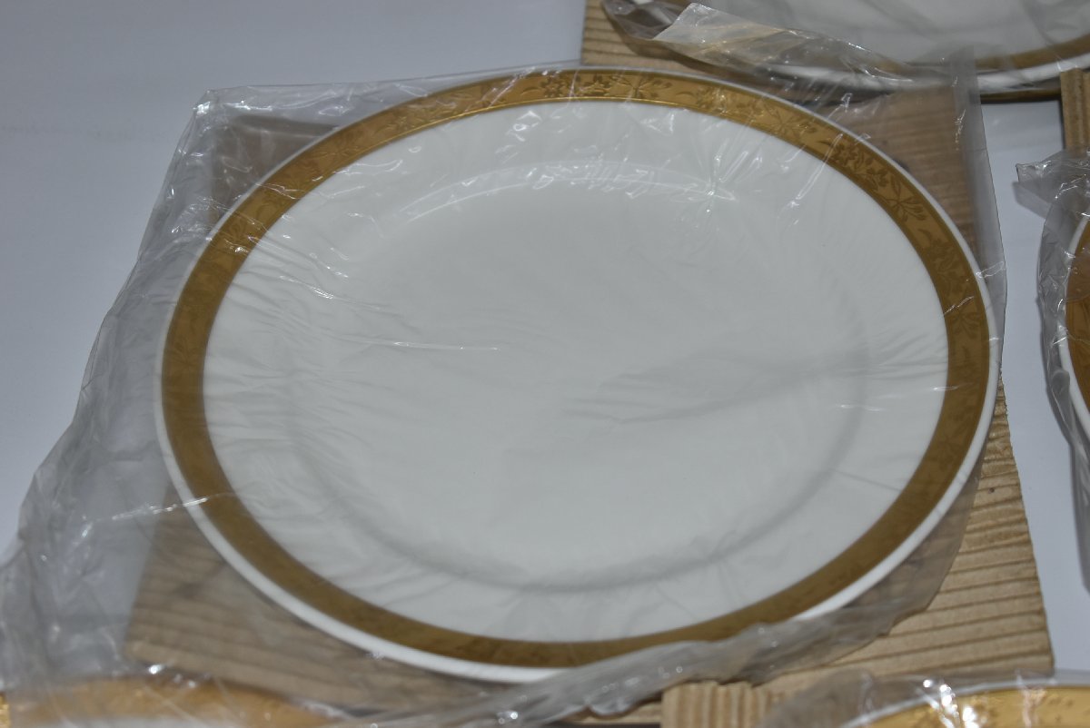 新品☆Noritake　デザート皿 6枚セット Bone China ボーンチャイナ（ノリタケ）径20.cm×高さ1.8cm★10061_画像2