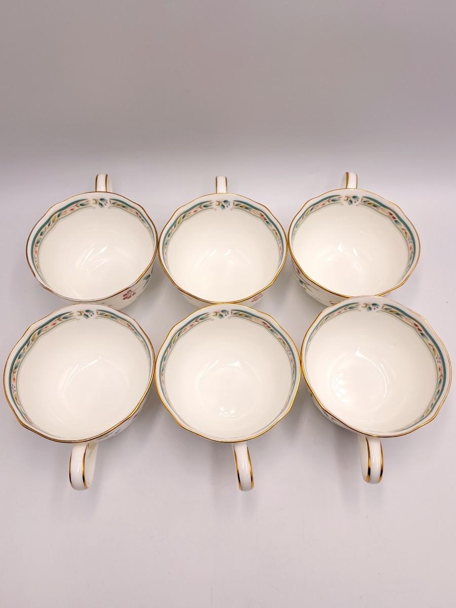 【美品 1円スタート】 Noritake ノリタケ 花更紗 カップ & ソーサー　6客セット_画像2