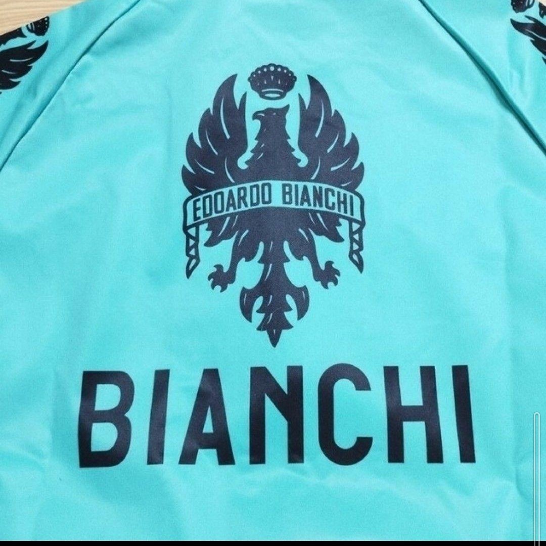 Bianchi 防寒 撥水 イーグル フラッシュ ウインド ジャケット【JP192S1404CK002 (S 緑) 定価18480円】_画像7