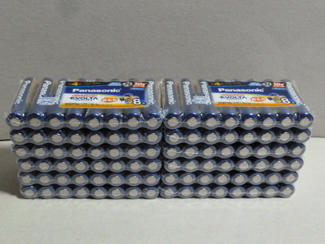 (03) パナソニック　エボルタ　アルカリ乾電池　単4形96本_画像1