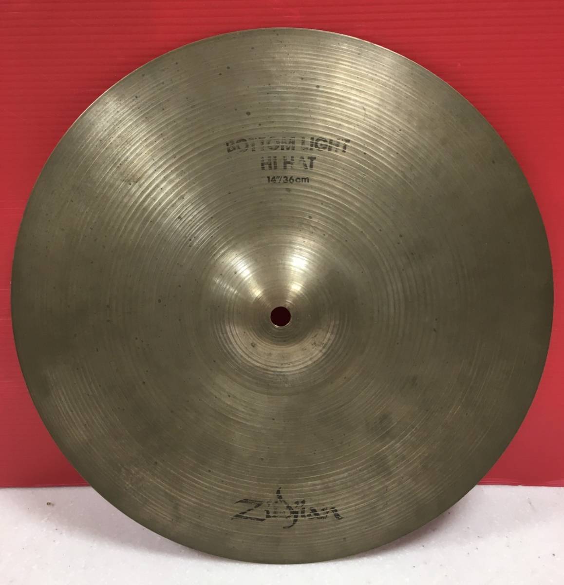 240113く　Zildjian/ジルジャン 14インチ/36cm ハイハットシンバル 　_画像1