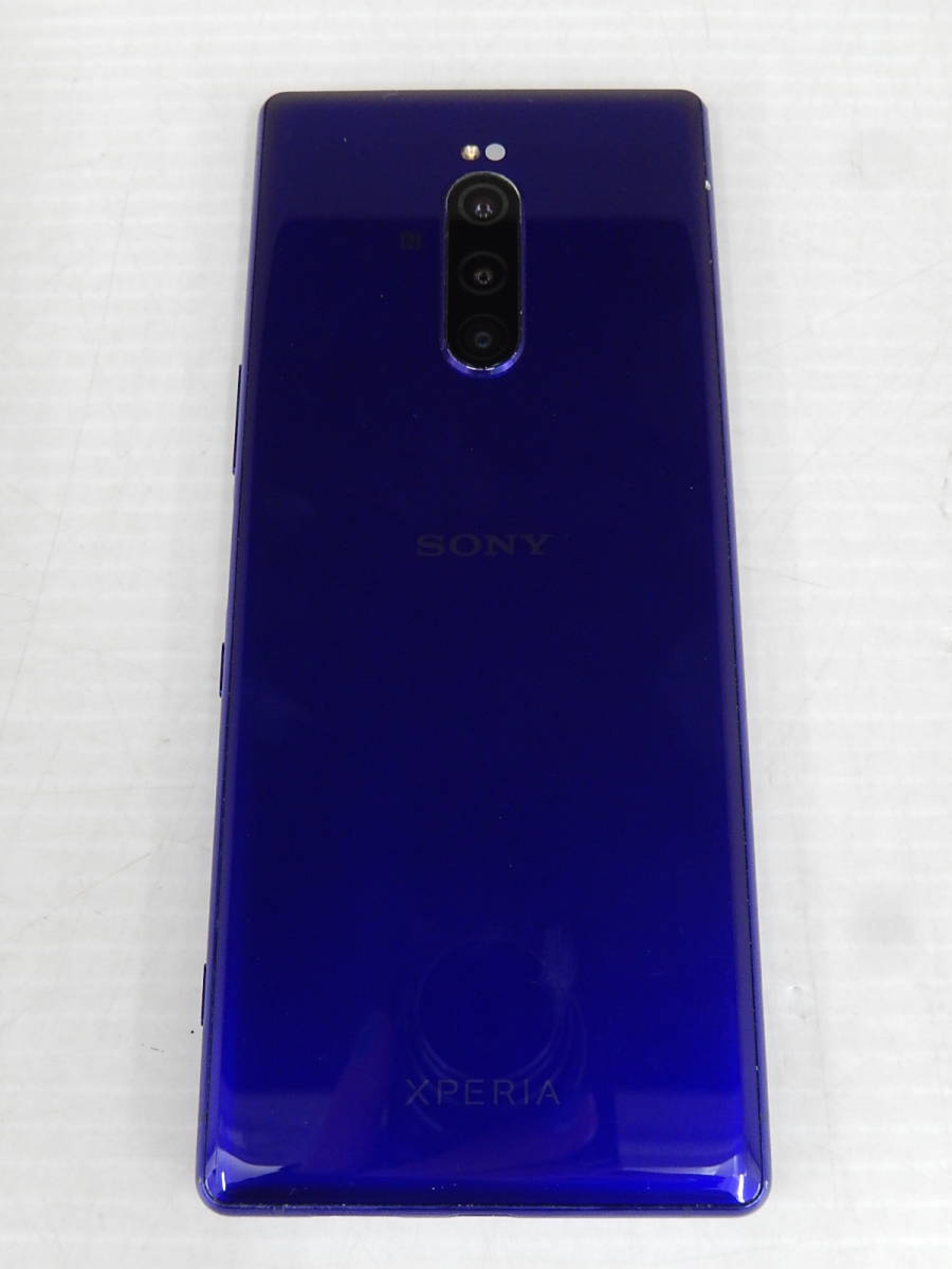 SONY　Xperia1　 802SO 　64GB　パープル　本体のみ　ソフトバンク　〇_画像2